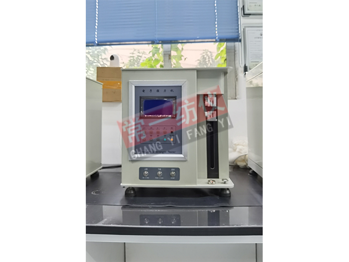 YG004 electronic single fiber strength tester (pneumatic clamping)