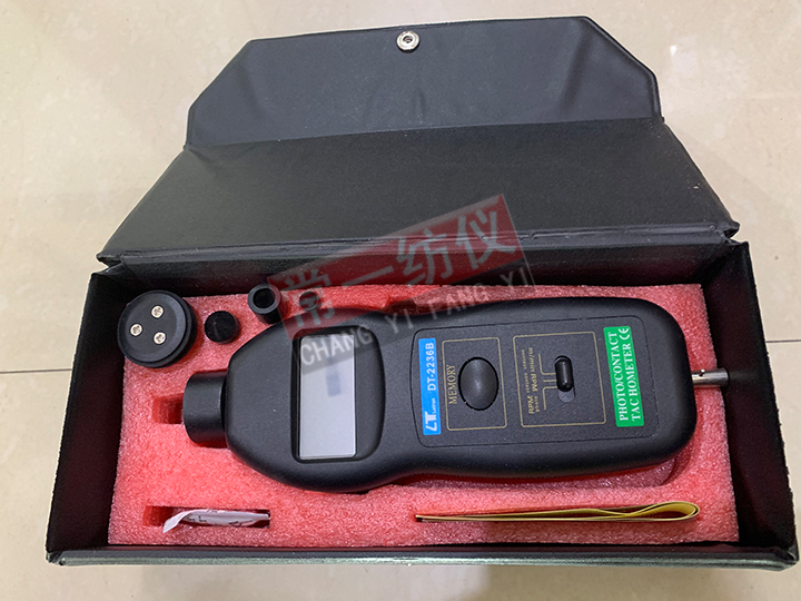 DT2236 digital high-precision tachometer (two usages)